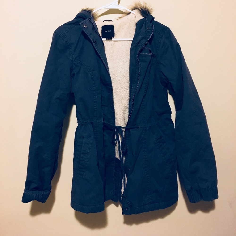 Furry hood Winter Coat